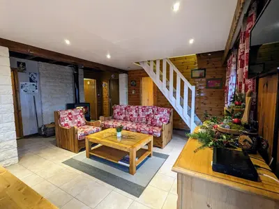 Plan de l'établissement Chalet 3 étoiles avec sauna près de La Bresse - FR-1-589-18