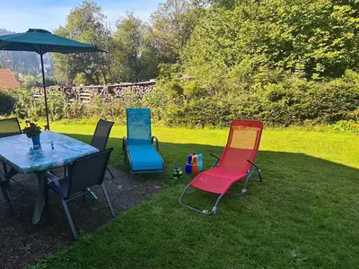 Jardin de l'établissement Chalet Confortable à La Bresse, Proche Ski, Wifi, Animaux Acceptés - FR-1-589-130