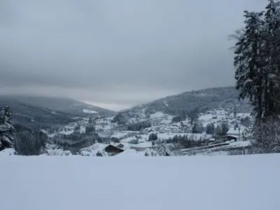 L'établissement Gîte calme avec terrasse près de Gérardmer - FR-1-589-158 en hiver