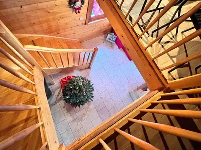Plan de l'établissement Chalet confortable avec cheminée à Taintrux - FR-1-589-222