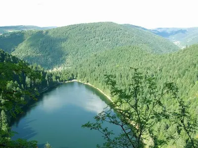 Paysage naturel près de la maison de vacances