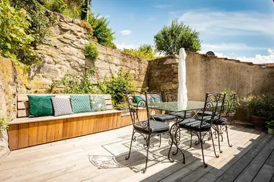 Terrasse ou espace extérieur de l'établissement Le Grenier du Photographe