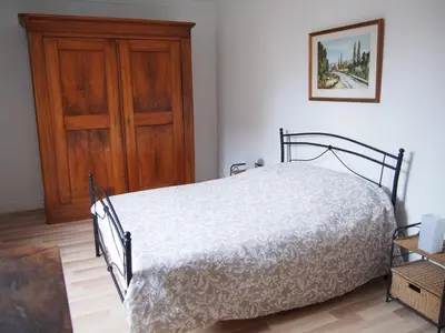 Un ou plusieurs lits dans un hébergement de l'établissement Gîte des Seigneurs 2