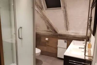 Salle de bains dans l'établissement à l'orée du bois