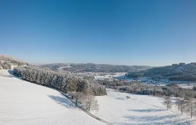 Paysage naturel près de le chalet