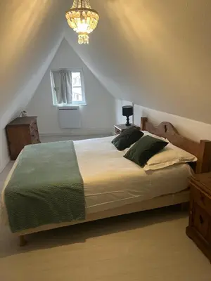 Un ou plusieurs lits dans un hébergement de l'établissement Les appartements du Koifhus