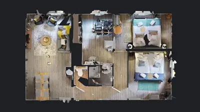 Plan de l'établissement Appartement 2 chambres La Commanderie