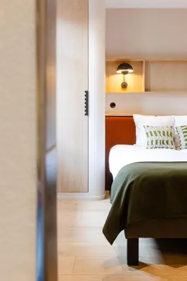 Un ou plusieurs lits dans un hébergement de l'établissement AUBERGE FRANKENBOURG
