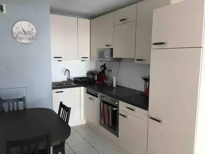 Cuisine ou kitchenette dans l'établissement Au Coeur de Colmar