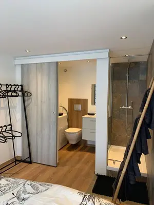 Salle de bains dans l'établissement Le cocon