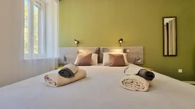 Un ou plusieurs lits dans un hébergement de l'établissement Bulles de sommeil - Cozy - RBNB