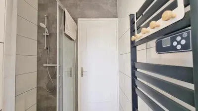 Salle de bains dans l'établissement Bulles de sommeil - Cozy - RBNB
