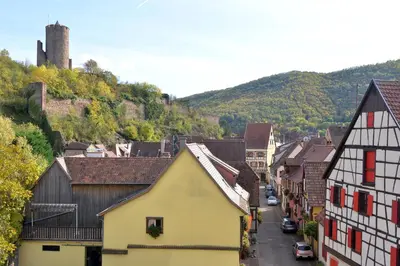 Vue générale sur la montagne ou vue sur la montagne depuis l'appartement