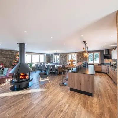 Chalet familial spacieux avec SPA