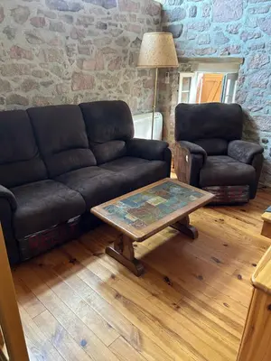 Coin salon dans l'établissement La maison dans les prés