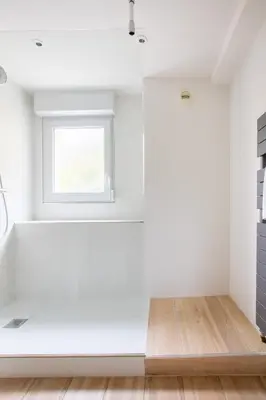 Salle de bains dans l'établissement Gite 