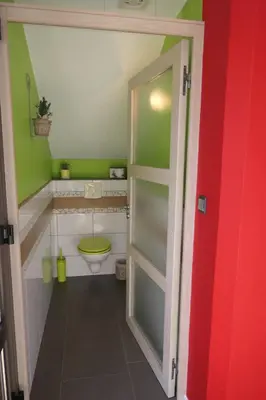 Salle de bains dans l'établissement Au Petit Paradis