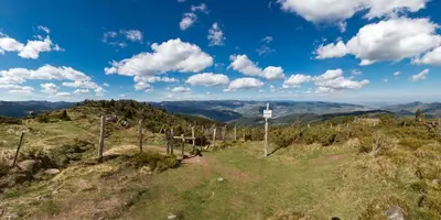 Paysage naturel près de la maison de vacances