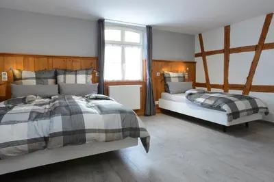 Un ou plusieurs lits dans un hébergement de l'établissement La Maison Oberlin