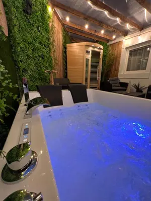 Plan de l'établissement SPA de charme 6 pers avec Jacuzzi & Sauna privatifs au coeur de ville - Esprit Coco