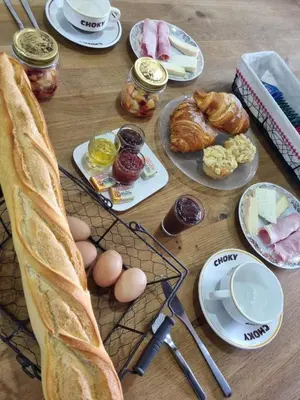 Nourriture dans le B&B/chambre d'hôtes ou à proximité