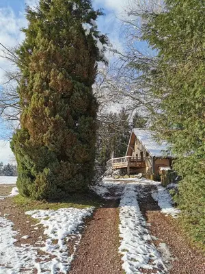 L'établissement Gite de la Bourbatte en hiver