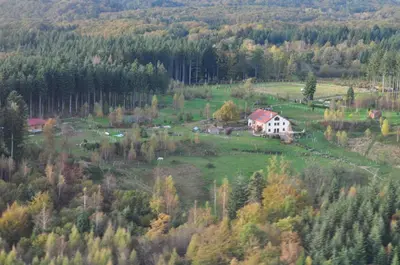 Paysage naturel près de le B&B/chambre d'hôtes