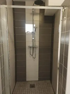 Salle de bains dans l'établissement wintzenheim: appartement
