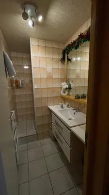 Salle de bains dans l'établissement Profiter du calme de la montagne vosgienne