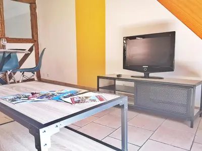 Télévision ou salle de divertissement dans l'établissement ✪ Le Convivial ✪ Duplex Alsacien ✪ PARKING ✪ RBNB✪