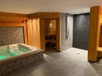 Salle de bains dans l'établissement Les Reflets du Lac