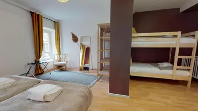 Un ou plusieurs lits dans un hébergement de l'établissement IMMER 4 chambres 10 personnes