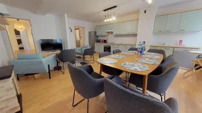 Cuisine ou kitchenette dans l'établissement IMMER 4 chambres 10 personnes