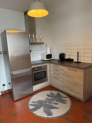 Cuisine ou kitchenette dans l'établissement Villa Schmitt