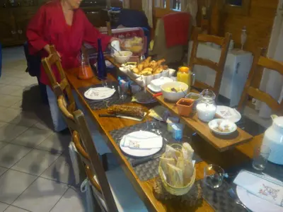 Nourriture dans la maison d'hôtes ou à proximité