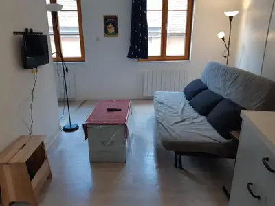 Télévision ou salle de divertissement dans l'établissement Gite de Bénédicte Mouton