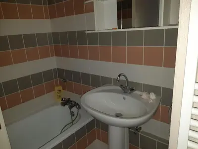 Salle de bains dans l'établissement Gite de Bénédicte Mouton