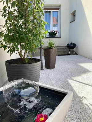 Jardin de l'établissement Au passe temps