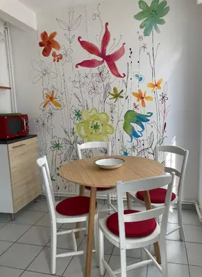 Plan de l'établissement TANGO appartement de charme calme 75m2 6 pers,2 chambres,patio