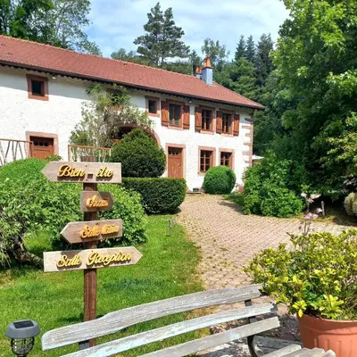 Jardin de l'établissement La Grande Ferme