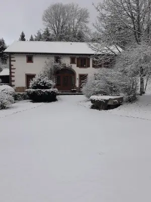L'établissement La Grande Ferme en hiver