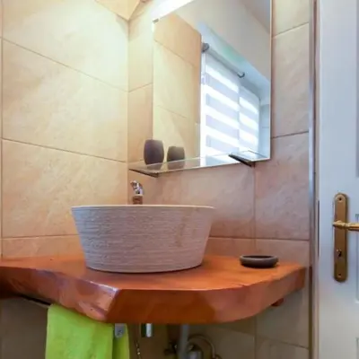 Salle de bains dans l'établissement COTTAGE-GITE COEUR DE SUNDGAU