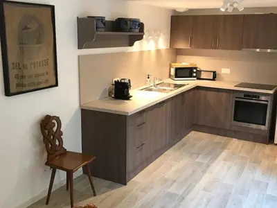 Cuisine ou kitchenette dans l'établissement Gîte Emile de la Maison Saint-Josse