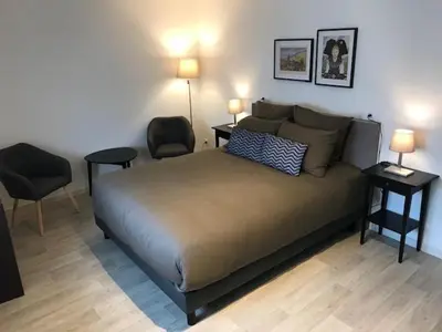 Un ou plusieurs lits dans un hébergement de l'établissement Gîte Emile de la Maison Saint-Josse