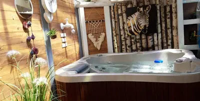 Salle de bains dans l'établissement Loft dans les Vosges idéal 2 personnes
