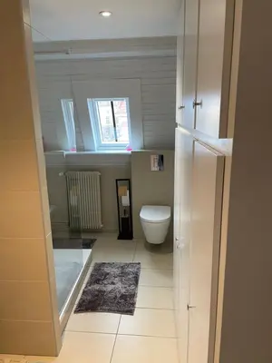 Salle de bains dans l'établissement appartement le fil d'or