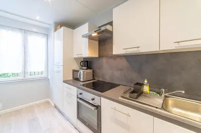 Cuisine ou kitchenette dans l'établissement ❂ LES ROCHES ❂ CHIC ❂ CENTRE ❂ 6 PERS. ❂ RDC ❂ RBNB ❂
