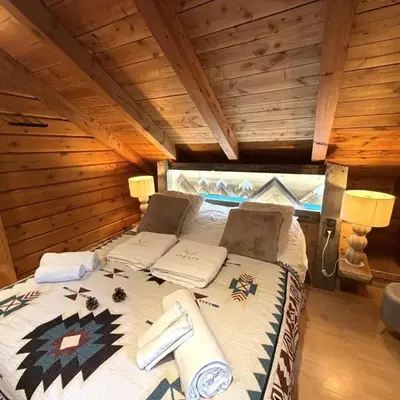 LE GRIZZLY Chalet en bois avec SPA Jacuzzi