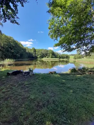 Paysage naturel près de le camping