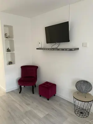 Télévision ou salle de divertissement dans l'établissement Au cœur des Vosges